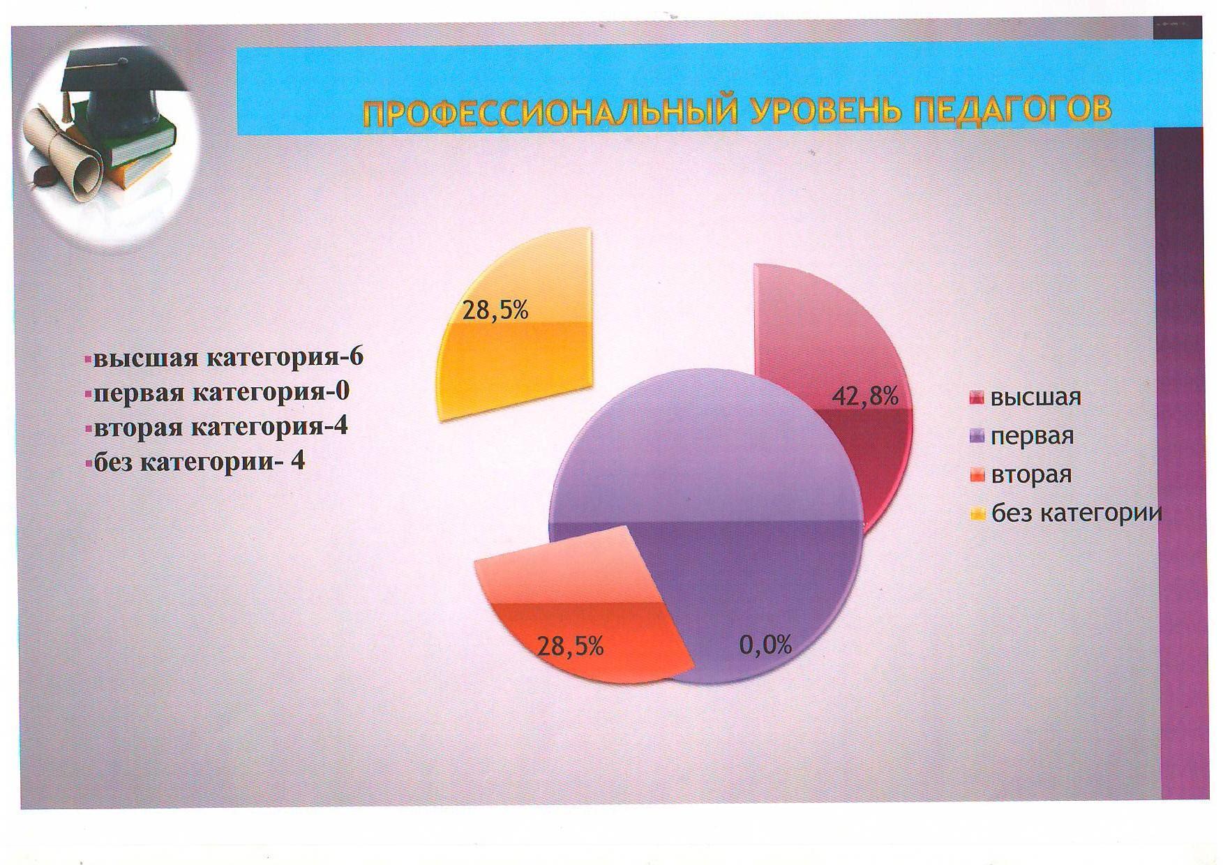 Профессиональный уровень педагогов