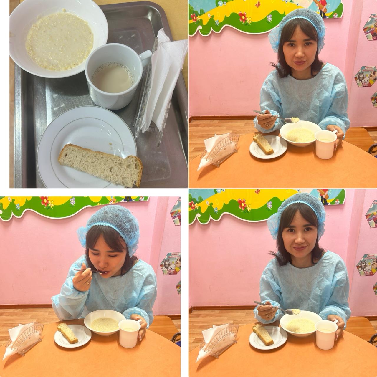 Органолиптическая оценка в КГУ "Специальный ясли - сад для детей с тяжелыми нарушениями речи №145" качества блюд представителями родительской общественности.