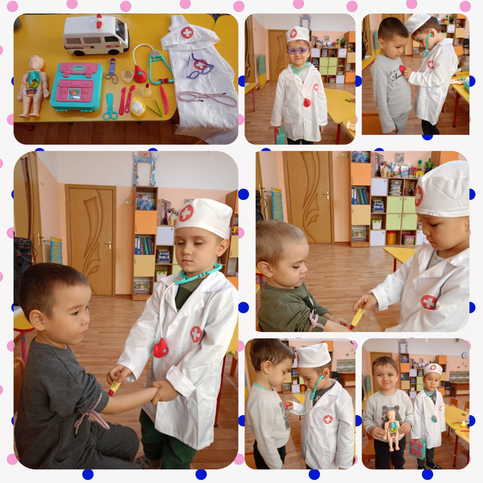 Старшая группа "Күншуақ" Дидактическая игра "Доктор"