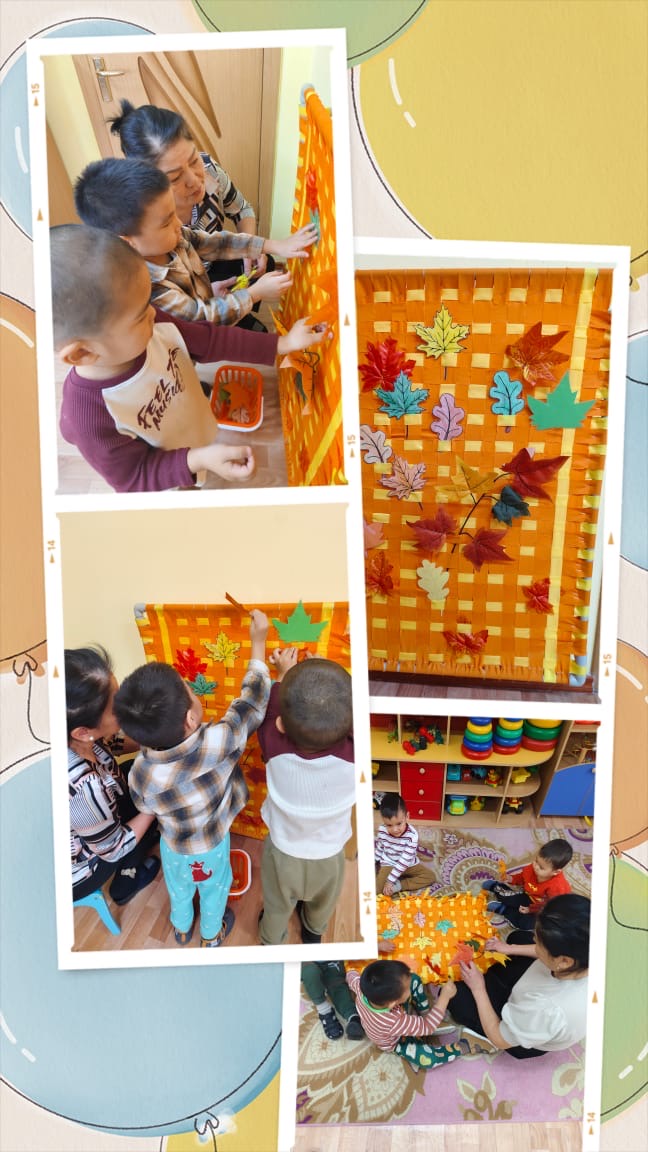 Ортаңғы "Балапан" тобы. Күз мезгілінің кереметтілігін алаша бетіне түсіру